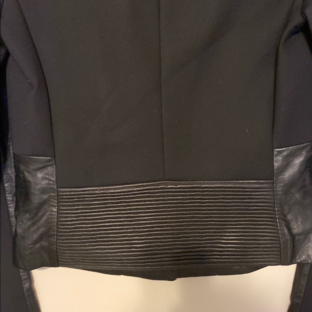Patrizia Pepe Black Leather Women's Jacket - Picture 4 of 5
